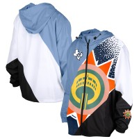 Ветровка на молнии San Antonio Spurs New Era 2024/25 City Edition - Light Blue