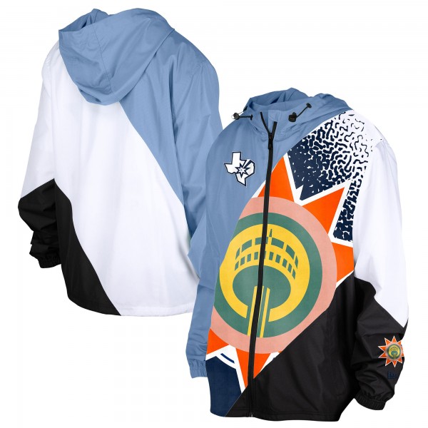 Ветровка на молнии San Antonio Spurs New Era 2024/25 City Edition - Light Blue