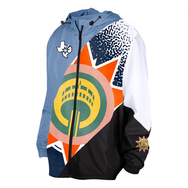Ветровка на молнии San Antonio Spurs New Era 2024/25 City Edition - Light Blue