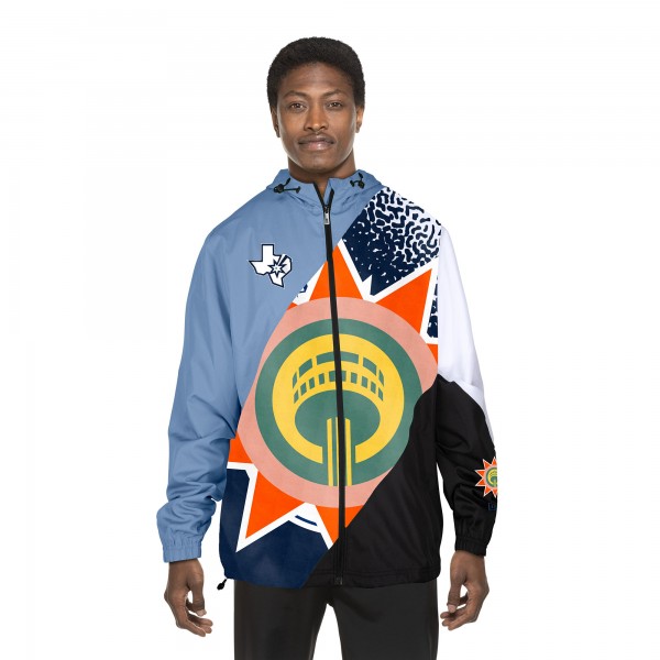 Ветровка на молнии San Antonio Spurs New Era 2024/25 City Edition - Light Blue