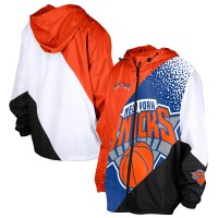 Ветровка на молнии New York Knicks New Era 2024/25 City Edition - Orange