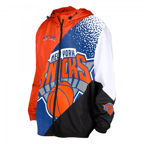 Ветровка на молнии New York Knicks New Era 2024/25 City Edition - Orange