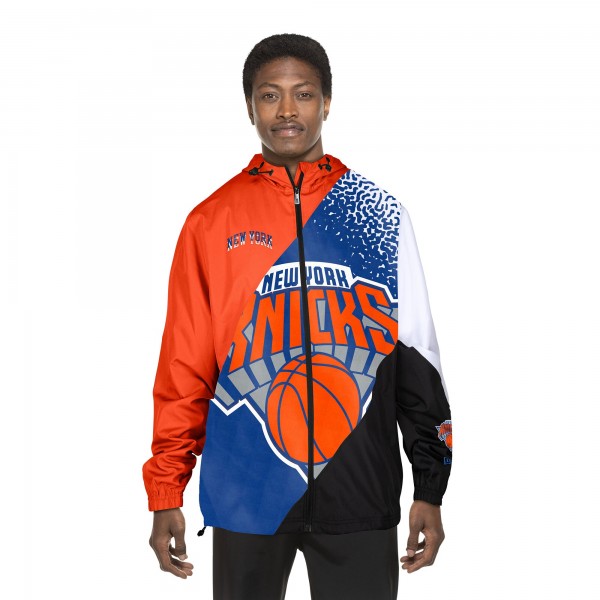 Ветровка на молнии New York Knicks New Era 2024/25 City Edition - Orange
