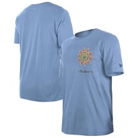 Футболка San Antonio Spurs New Era 2024/25 City Edition Chenille Heavyweight - Light Blue