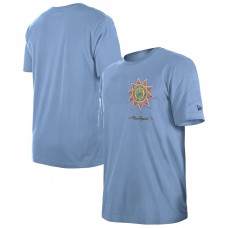 Футболка San Antonio Spurs New Era 2024/25 City Edition Chenille Heavyweight - Light Blue