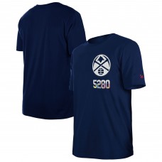 Футболка Denver Nuggets New Era 2024/25 City Edition Chenille Heavyweight - Navy
