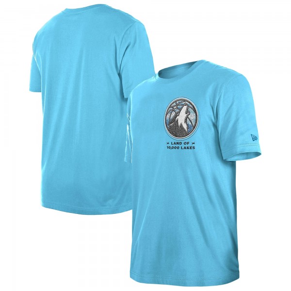 Футболка Minnesota Timberwolves New Era 2024/25 City Edition Chenille Heavyweight - Blue