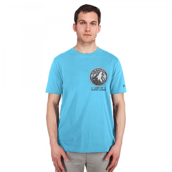 Футболка Minnesota Timberwolves New Era 2024/25 City Edition Chenille Heavyweight - Blue