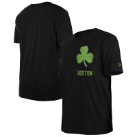Футболка Boston Celtics New Era 2024/25 City Edition Chenille Heavyweight - Black