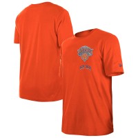 Футболка New York Knicks New Era 2024/25 City Edition Chenille Heavyweight - Orange