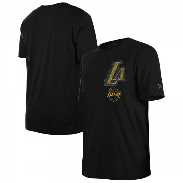 Футболка Los Angeles Lakers New Era 2024/25 City Edition Chenille Heavyweight - Black