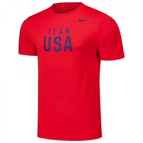Футболка Team USA Nike Legend Performance - Red