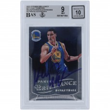 Klay Thompson Golden State Warriors Autographed 2012-13 Panini Brilliance #271 Beckett Fanatics Witnessed Authenticated 9/10 Rookie Card