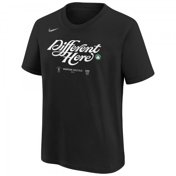Футболка Boston Celtics Nike Youth 2024 NBA Playoffs Mantra - Black