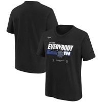 Футболка Подростковая Orlando Magic Nike Black 2024 NBA Playoffs Mantra