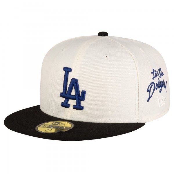 Бейсболка Bricks & Wood x Los Angeles Dodgers New Era Cream 59FIFTY