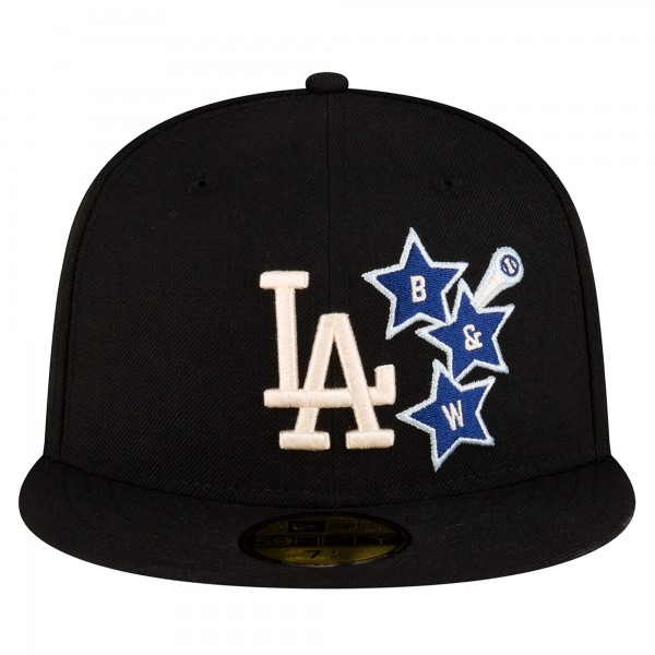 Бейсболка Bricks & Wood x Los Angeles Dodgers New Era Black 59FIFTY