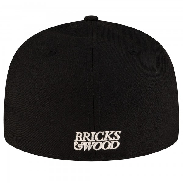 Бейсболка Bricks & Wood x Los Angeles Dodgers New Era Black 59FIFTY