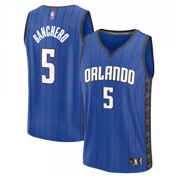 Подростковая Orlando Magic Paolo Banchero Fanatics Blue Fast Break Replica Player Jersey - Statement Edition