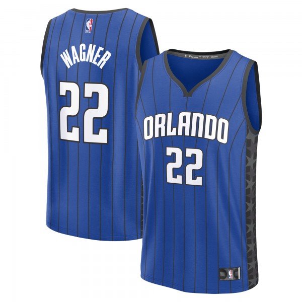 Подростковая Orlando Magic Franz Wagner Fanatics Blue Fast Break Replica Player Jersey - Statement Edition