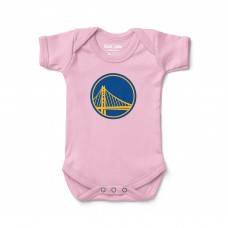 Newborn & Малышам Golden State Warriors Chad & Jake Pink Primary Logo Bodysuit