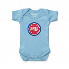 Newborn & Малышам Detroit Pistons Chad & Jake Light Blue Primary Logo Bodysuit