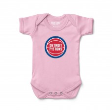 Newborn & Малышам Detroit Pistons Chad & Jake Pink Primary Logo Bodysuit