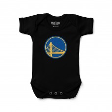 Newborn & Малышам Golden State Warriors Chad & Jake Black Primary Logo Bodysuit