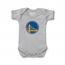 Newborn & Малышам Golden State Warriors Chad & Jake Heather Gray Primary Logo Bodysuit