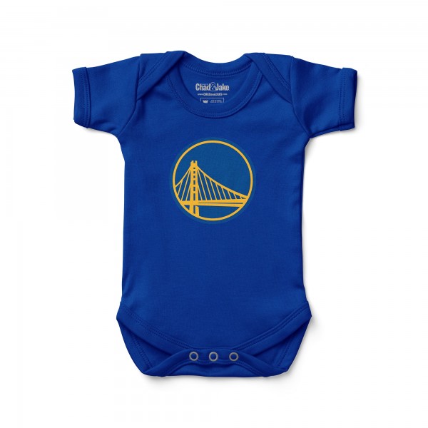 Newborn & Малышам Golden State Warriors Chad & Jake Royal Primary Logo Bodysuit