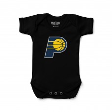Newborn & Малышам Indiana Pacers Chad & Jake Black Primary Logo Bodysuit