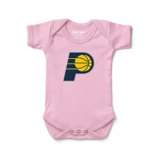 Newborn & Малышам Indiana Pacers Chad & Jake Pink Primary Logo Bodysuit