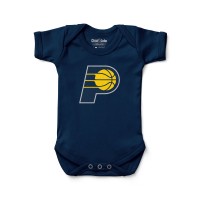 Newborn & Малышам Indiana Pacers Chad & Jake Navy Primary Logo Bodysuit