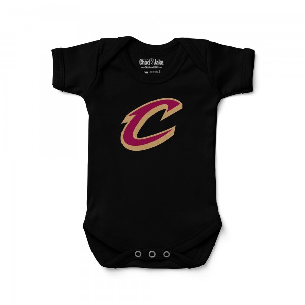 Newborn & Малышам Cleveland Cavaliers Chad & Jake Black Primary Logo Bodysuit