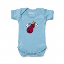 Newborn & Малышам Miami Heat Chad & Jake Light Blue Primary Logo Bodysuit