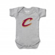 Newborn & Малышам Cleveland Cavaliers Chad & Jake Heather Gray Primary Logo Bodysuit