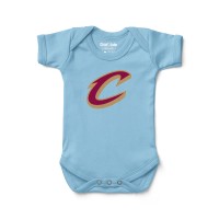 Newborn & Малышам Cleveland Cavaliers Chad & Jake Light Blue Primary Logo Bodysuit