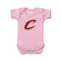 Newborn & Малышам Cleveland Cavaliers Chad & Jake Pink Primary Logo Bodysuit