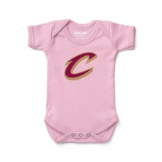 Newborn & Малышам Cleveland Cavaliers Chad & Jake Pink Primary Logo Bodysuit