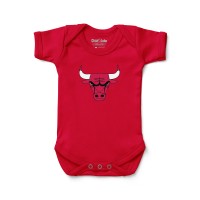 Newborn & Малышам Chicago Bulls Chad & Jake Red Primary Logo Bodysuit