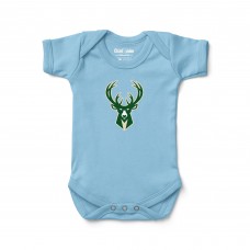 Newborn & Малышам Milwaukee Bucks Chad & Jake Light Blue Primary Logo Bodysuit