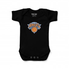 Newborn & Малышам New York Knicks Chad & Jake Black Primary Logo Bodysuit