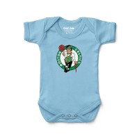 Newborn & Малышам Boston Celtics Chad & Jake Light Blue Primary Logo Bodysuit