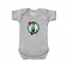 Newborn & Малышам Boston Celtics Chad & Jake Heather Gray Primary Logo Bodysuit