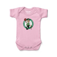Newborn & Малышам Boston Celtics Chad & Jake Pink Primary Logo Bodysuit