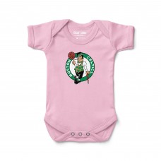 Newborn & Малышам Boston Celtics Chad & Jake Pink Primary Logo Bodysuit