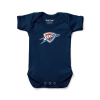 Newborn & Малышам Oklahoma City Thunder Chad & Jake Navy Primary Logo Bodysuit