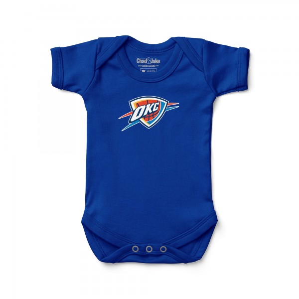 Newborn & Малышам Oklahoma City Thunder Chad & Jake Royal Primary Logo Bodysuit