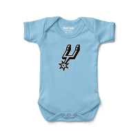Детская San Antonio Spurs Chad & Jake Light Blue Primary Logo Bodysuit