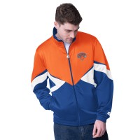 Кофта на молнии New York Knicks Starter Rush Applique Track - Orange/Blue